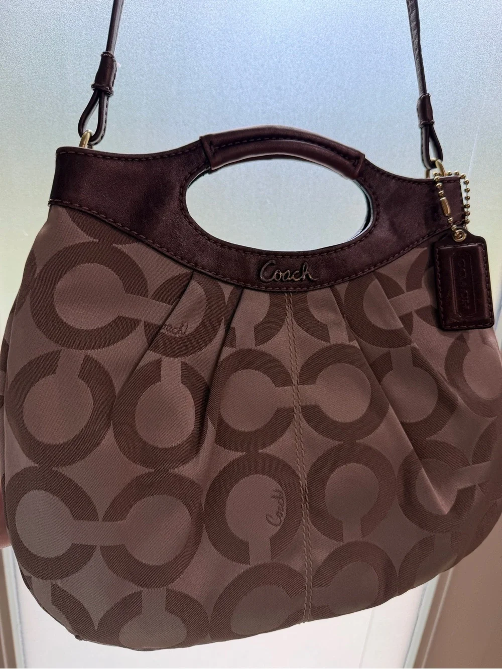 Coach Crossbody Bag in Coach Signature  EUC
